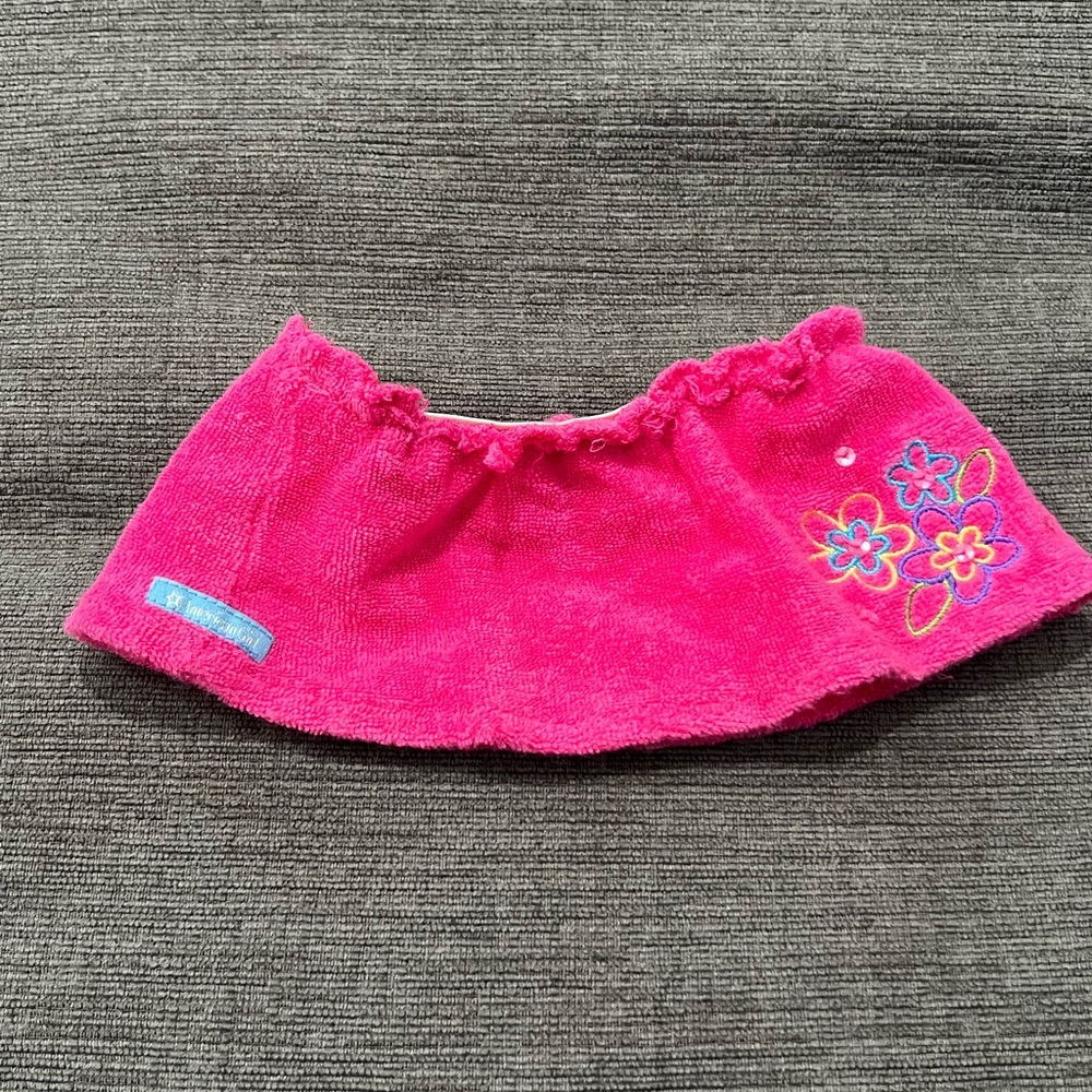 American Girl Doll Floral Swim Skirt